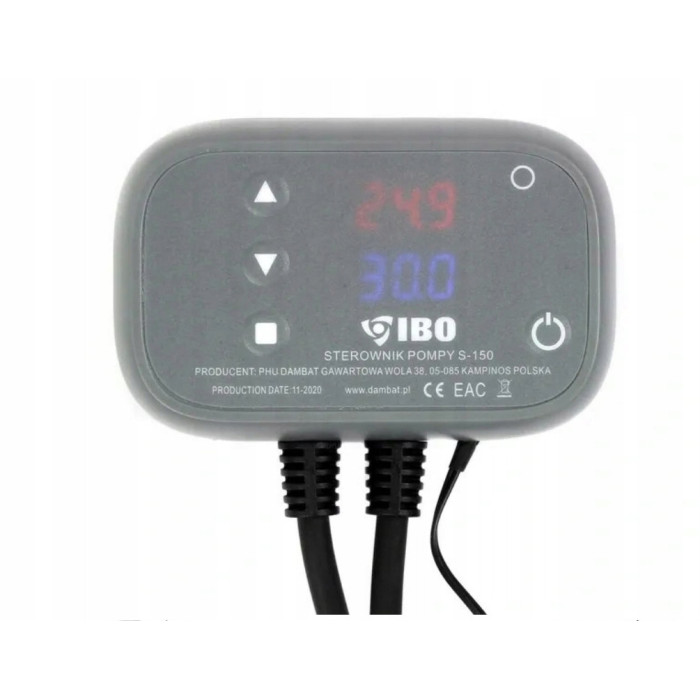 STEROWNIK DO POMPY OBIEGOWEJ C.O. PIECA REGULATOR IBO S-150 WYŁĄCZNIK LED