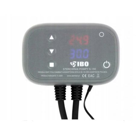 STEROWNIK DO POMPY OBIEGOWEJ C.O. PIECA REGULATOR IBO S-150 WYŁĄCZNIK LED